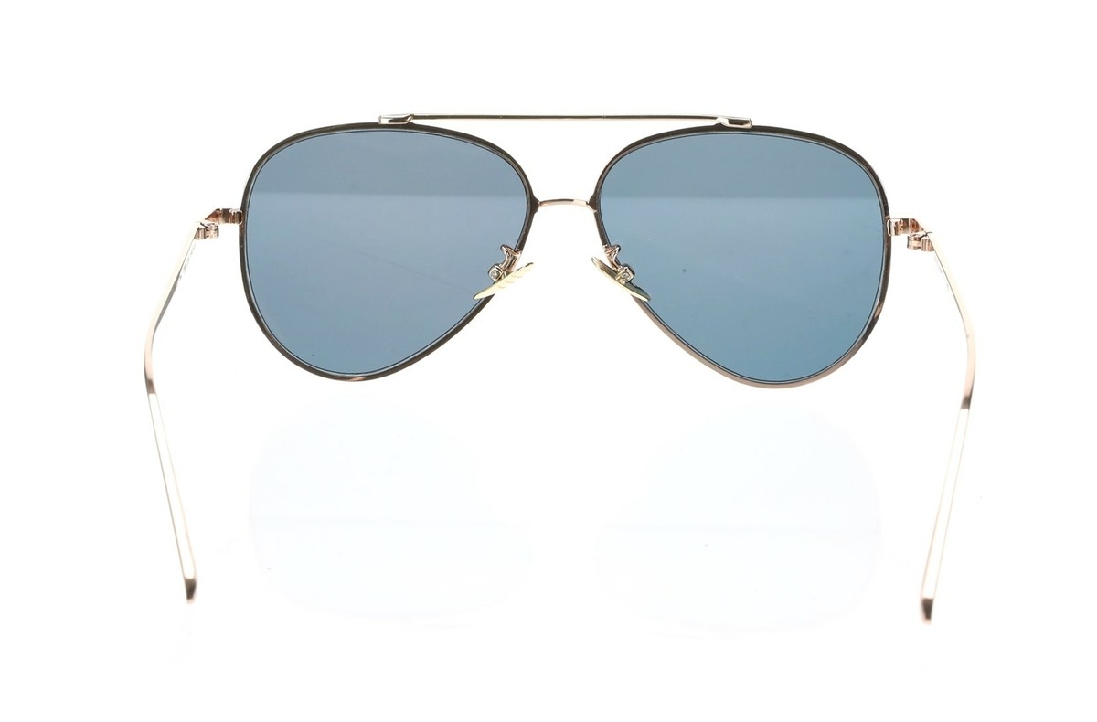 Stylish Gold and Pink Aviator Sunglasses PERVERSE Toni Bologni Mirrored LIKE NEW HautePinkPretty - pink + denim main image 2
