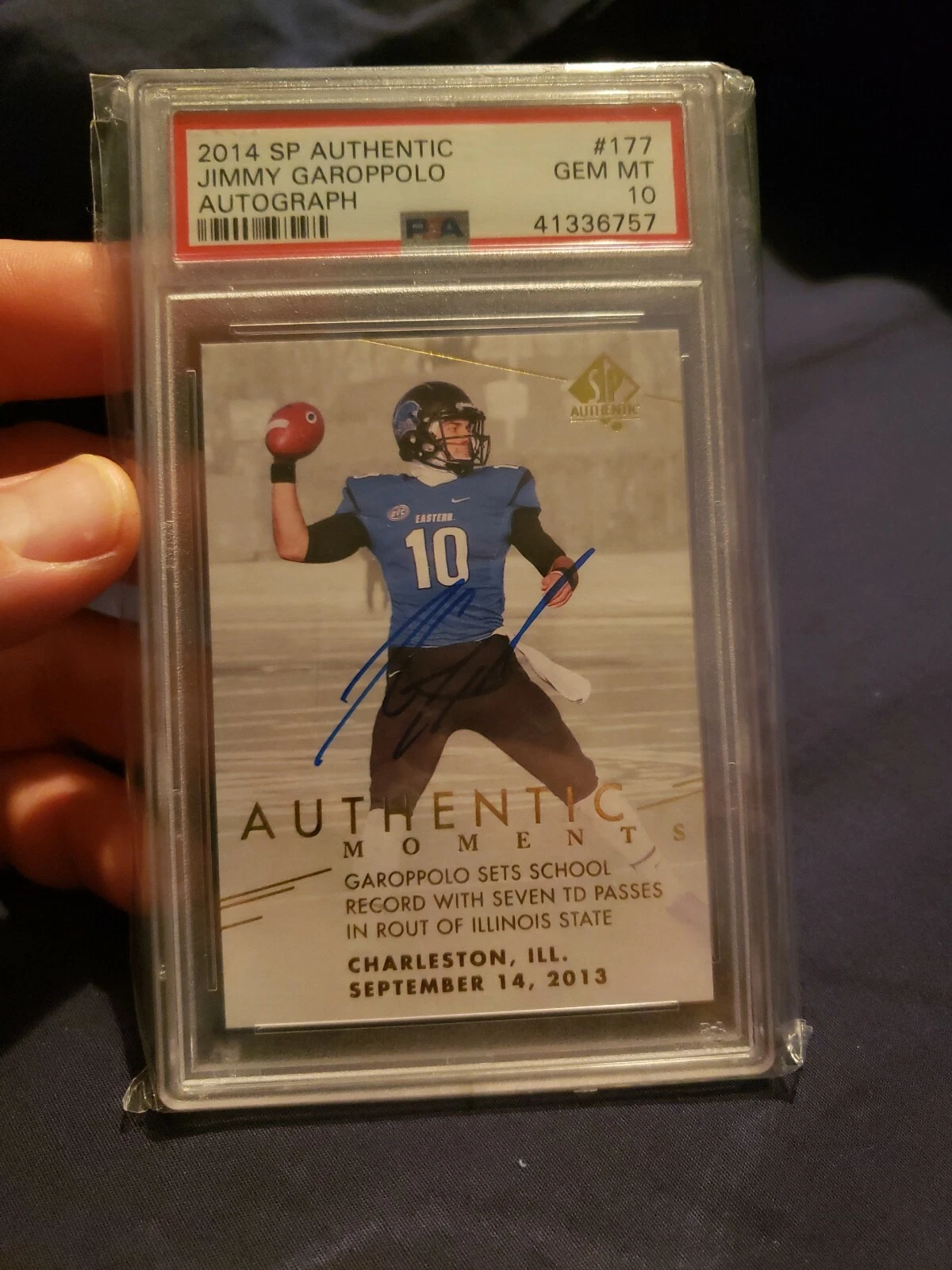 Jimmy Garoppolo SP Authentic #177 Autograph