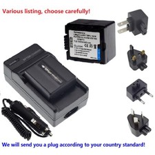 Battery or charger for Panasonic CGA-DU07 NV-GS60 NV-GS37 GS27 Camcorde CGA-DU14