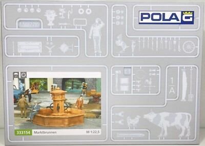 POLA G 333154 Bausatz Marktbrunnen NEU & OVP
