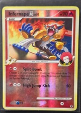 Infernape E4 43/111 Platinum Rising Rivals Reverse Holo Pokémon 2009