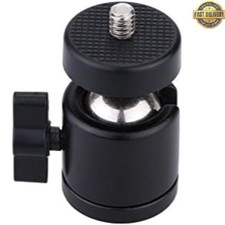1/4" Swivel Mini Ball Head Screw Tripod Mount for DSLR Camera Camcorder Light...