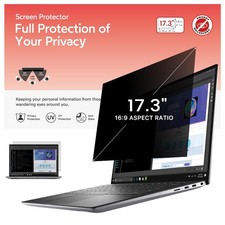 17.3 Inch Laptop Privacy Screen 169 Ratio Monitor Anti-Glare Anti-Spy UV