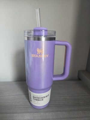 #ad Stanley Purple Periwinkle Shimmer Quencher Tumbler Cup Gloss 30 Oz NEW NWT $109.99