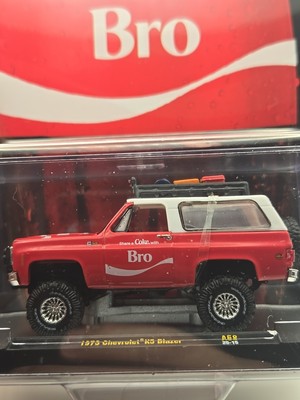 M2マシーン　コカ・コーラ　 1973 シボレー K5 ブレーザー M2 MACHINES 1973 CHEVROLET K5 BLAZER SQUAREBODY BRO COCA