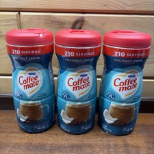Lot of 3 Nestle Coffee Mate Coconut Creme Coffee Creamer Exp 5/27
