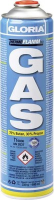 Gloria Nachfüllkartusche Thermoflamm 600 ml bio Gaskartusche Ersatzgaskartusche