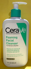 CeraVe Foaming Facial Cleanser Normal to Oily Skin 12 fl oz No Date