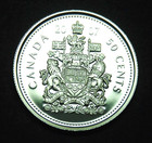 2007 proof silver Canadian 50¢ from the proof set- gorgeous coin — photo 1