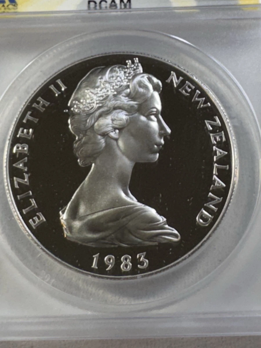 雷 アンティーク 銀貨 ニュージーランド 50周年 1983年 コレクション 雷 アンティーク 銀貨 ニュージーランド 50周年 1983年 コレクション