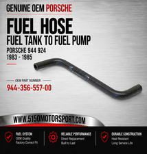 Porsche 944 924 1983-1985 Genuine Fuel Hose-Fuel Tank to Fuel Pump 94435655700 