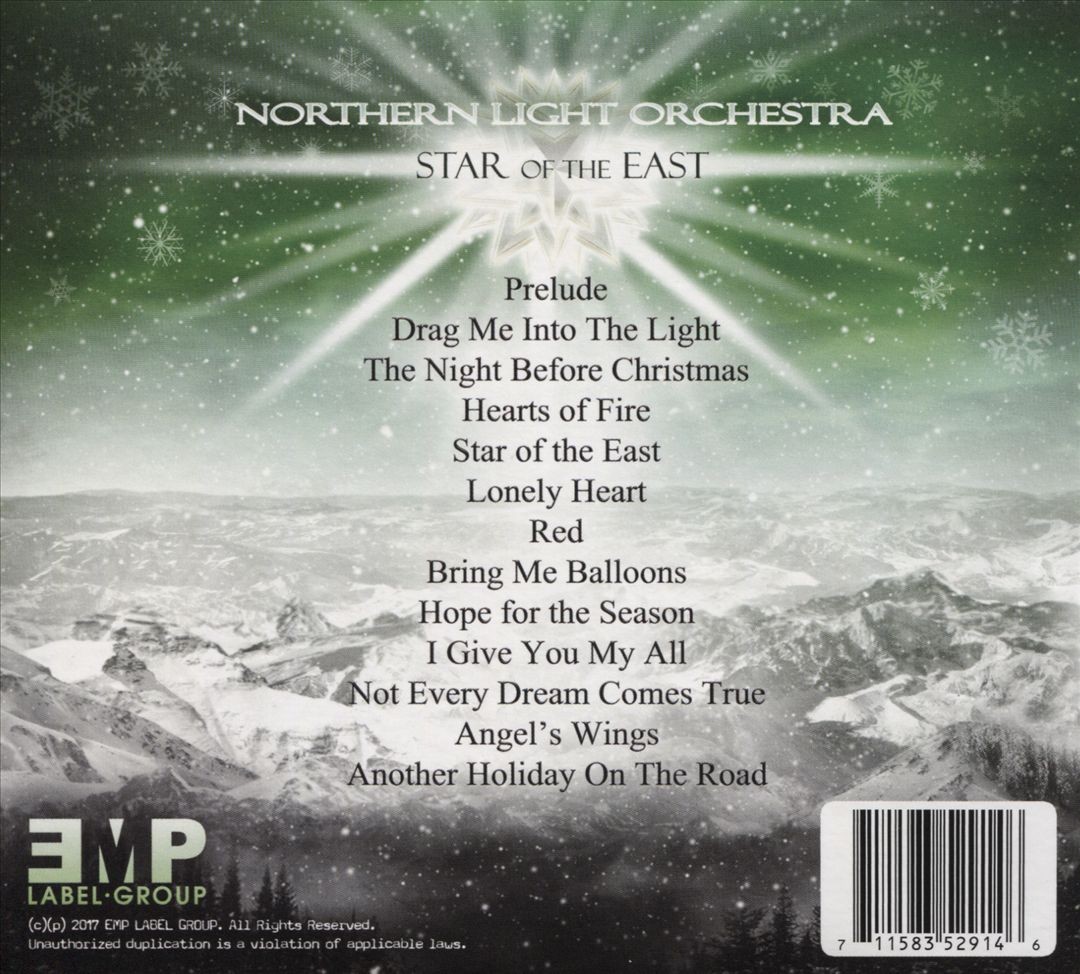 NORTHERN LIGHT ORCHESTRA STAR OF THE EAST NEW CD