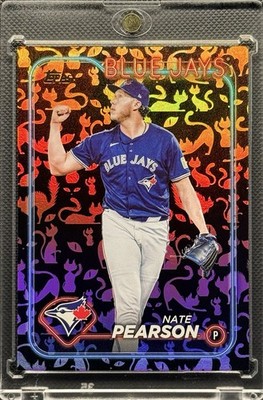 2024 Topps Update Series - Nate Pearson #US40 Black Cat Foil /10 (World Series)