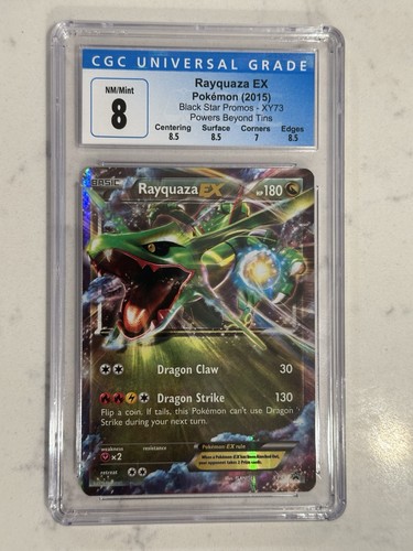 Rayquaza-EX graded CGC 8 for sale on eBay