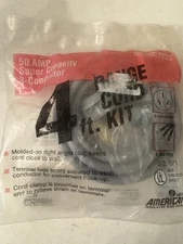AMERICAN Insulated WIRE 4Ft Range Cord Kit- 50 AMP- Super Capacity- 3 Conductor