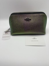 NWT Coach NASA Hologram Leather Cosmetic Case...