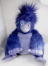 Vintage Mattel Disney Tarzan Terk Purple Monkey Jumbo Plush 25x29" Vinyl Face
