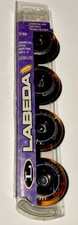 Labeda 72mm 82A Hardness 4 Pack Inline Skate Wheels Clear Lite Sizes 4-12