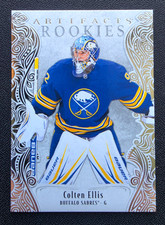 2025-26 Upper Deck Artifacts Colten Ellis Rookie Card /999 #250 Buffalo Sabres. rookie card picture
