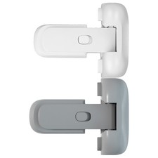 1/2X Door Lock Freezer Home Refrigerator Fridge Latch Catch Kids Safety Toddlers