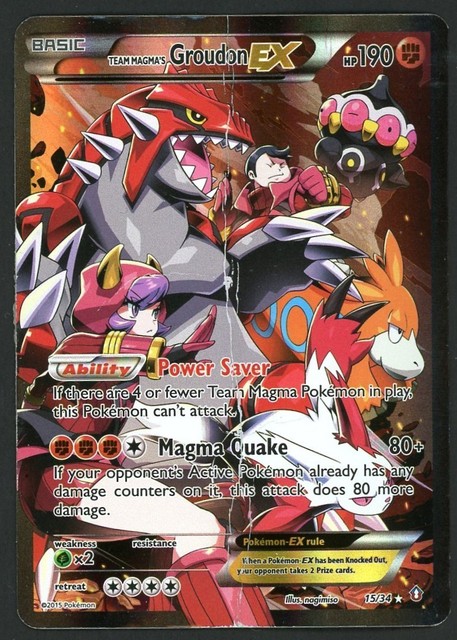 Team Magma's Groudon EX #15 (Double Crisis (2015))