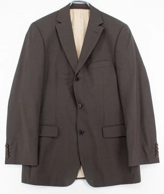 HUGO BOSS Hommes Rossellini / Film Laine Habillé Casual Veste Blazer Taille L - Photo 1/4