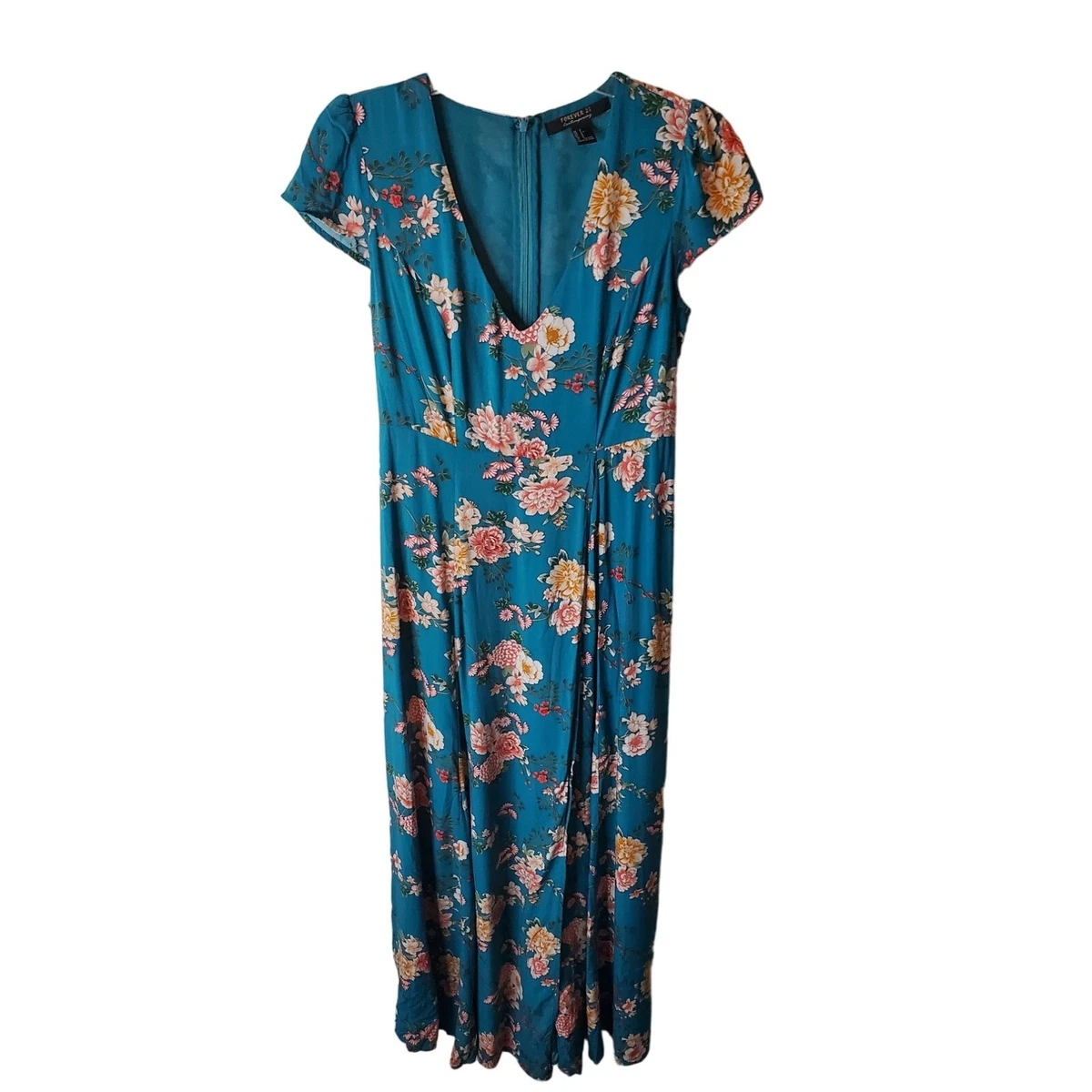chinese dress ladies Reina Tiered Mesh Floral Maxi Dress – VICI main image 0