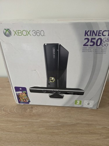 Xbox 360 Kinect 250GB Console Box Only 1439 Inc Basic Inserts OK Condition - Afbeelding 3 van 9