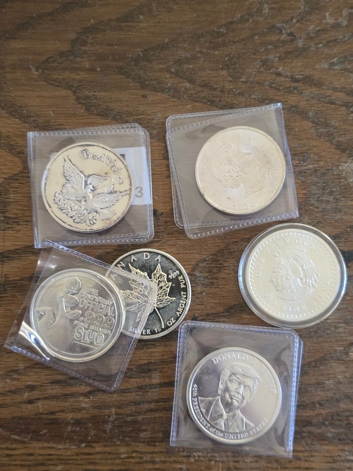 Generic 1-oz Silver Rounds .999 Fine One Random Ounce Of Silver | eBay