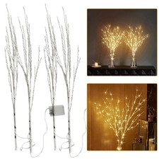 50 LED Branch Twig Lights Light Up Willow Tree Branches Bedroom Home Party Decor
