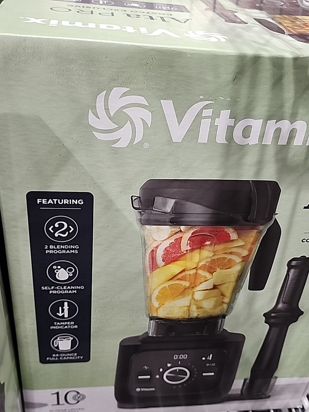 Vitamix Alta Pro Blender 64oz Container Digital Screen Self Cleaning Technology 