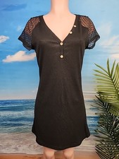 Nwt Cupshe Women's Black Cover Up Size Small.