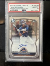 DIEGO MOSQUERA 2023 BOWMAN CHROME 1ST AUTOGRAPH RC METS AUTO PSA 10 V