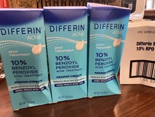 Differin Acne Spot Treatment 3 pack 1oz MAX Strength EXP9/2027