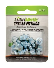 LubriMatic 11151 Standard Straight Short Grease Fitting 1/8 NPT in.