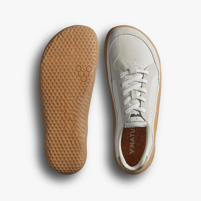 VIVOBAREFOOT Gobi II Leather Limestone Dusty Green Sneakers Mens
