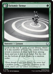 Seismic Sense #195 Foil - Avatar: The Last Airbender MTG