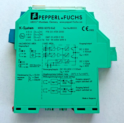 Pepperl+Fuchs KFD2-SOT2-Ex2 Part 181005