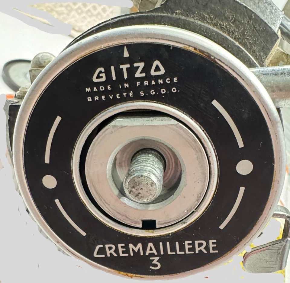 Trípode Gitzo Cremaillere 3 Manivela Columna Engranada R No.3+ Cabeza Foto 2 de 4