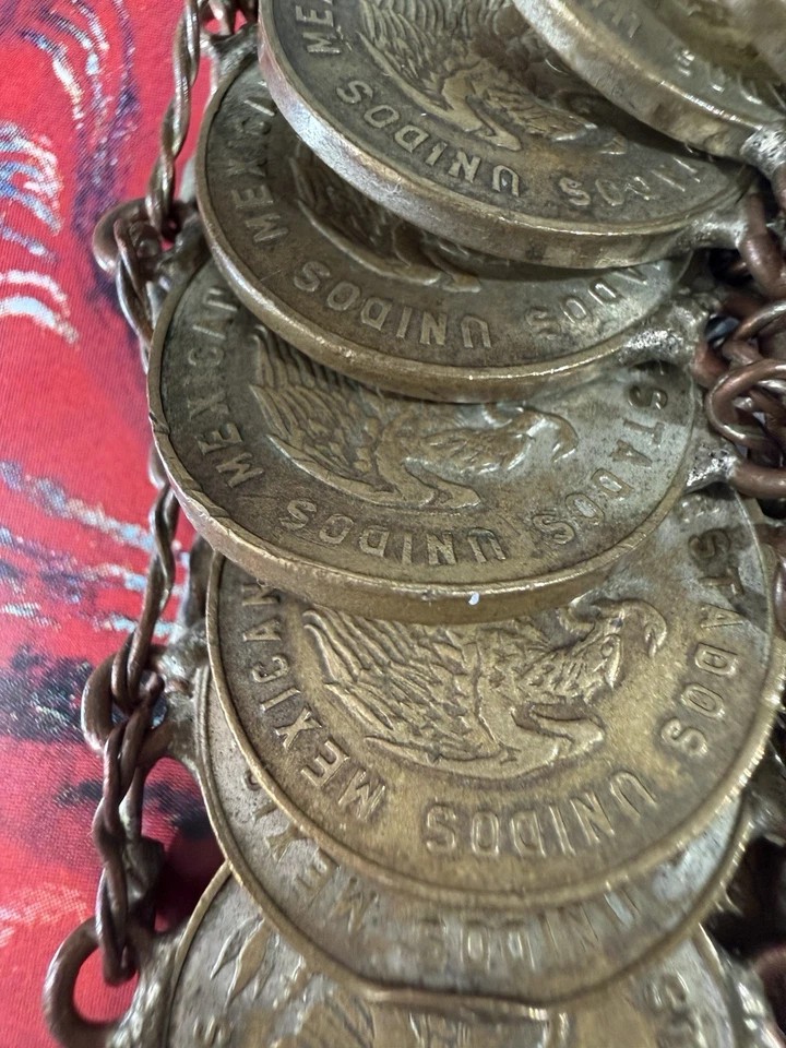 PULSERA MONEDA MÉXICO ESTADO UNIDOS CINCO CENTAVOS, NECESITA REPARACIÓN, SE VENDE TAL CUAL Foto 2 de 4