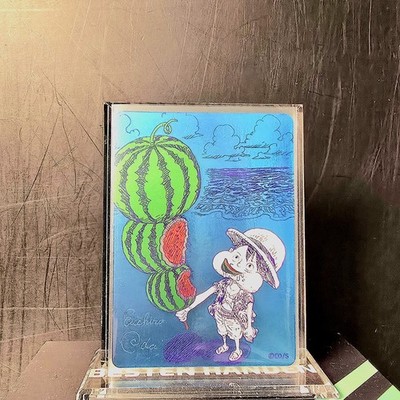 One Piece Metal Card Watermelon Monkey D.Luffy - Signature Oda Natsucomi 2026