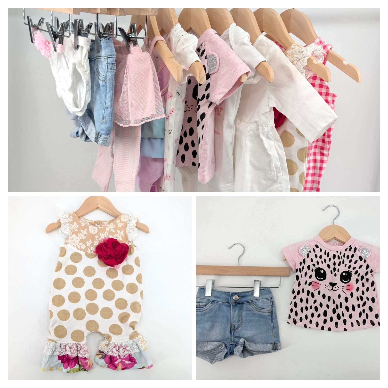 LOT Baby Girl Clothes Outfits Tops Pants Shorts Dress SUMMER BUNDLE 6 Months