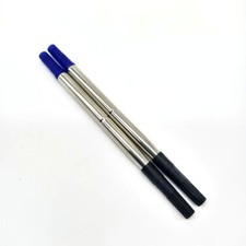 2pcs Blue 1.0mm Tip Rollerball Ballpen Refill M16 Fits For LAMY Ball Pen