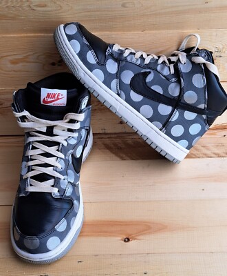 RARE Nike Dunk High Supreme   Polka Dot   SIZE 9 US / 2010 