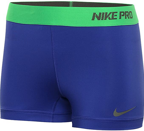 Womens 2.5'' Compression Shorts-Royal 