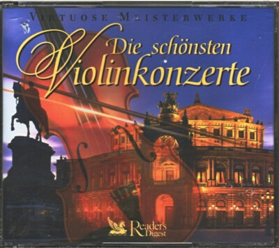 Die schönsten Violinkonzerte  - Reader's Digest 3 CD Box  OVP