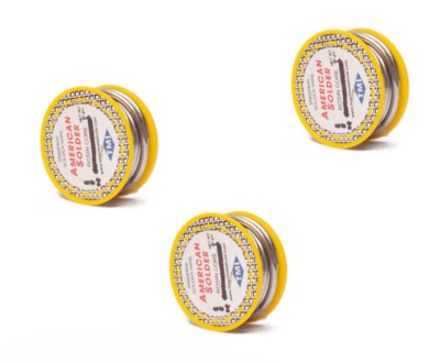 60/40 Tin/Lead Flux 2.0% 2mm rosin flux solder wire 3 Rolls (150 gms)