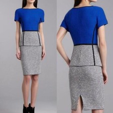 St John Tweed Pattern Dress Fall 2013 Size 10