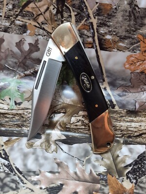 edles CJH / HERBERTZ Taschenmesser ''HOLZ/NEUSILBER'' - NEU & ovp - ART000156