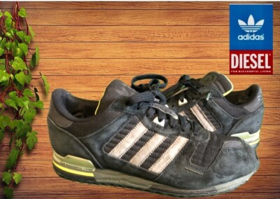  ディーゼルコラボ Rare Collaboration ADIDAS X DIESEL : Mens ZX 2010 Trainers : U.K.